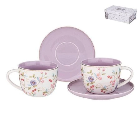 Чайный набор 4пр фарфор Blossom на 2 персоны 250мл (16)