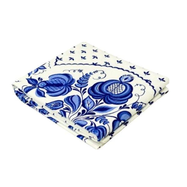 Скатерть одноразовая 110*150см полиэтилен ГЖЕЛЬ в инд.уп. ЮХОЗ2001 (200)