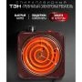 Плитка электрическая Centek CT-1508 Siberia 1000Вт, 1 конфорка ТЭН 14см , индикатор работы (12)