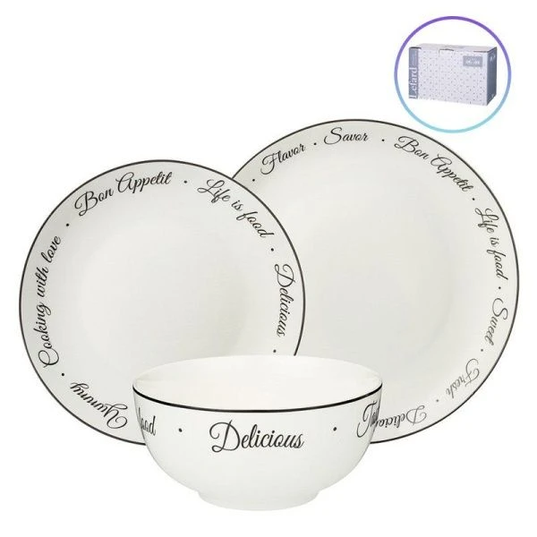 Сервиз обеденный 18пр 20,5/27/14см фарфор Bon Appetit (2)