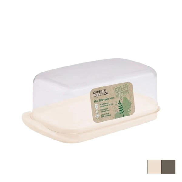 Масленка 18*9,5*6,5см пластик Vanilla (30)