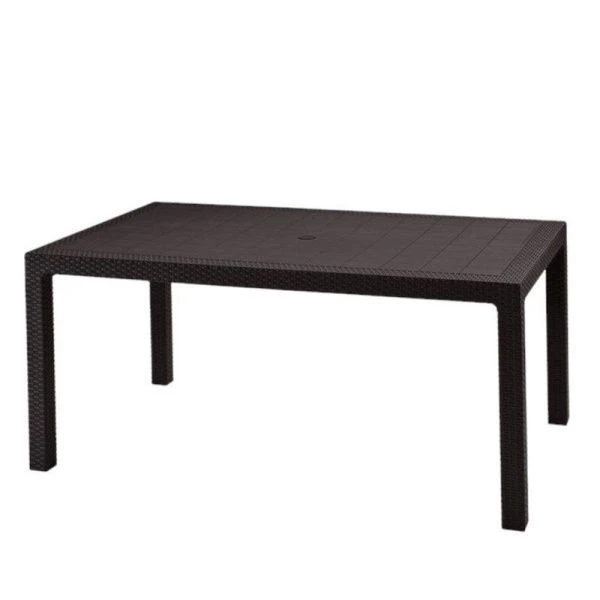 Стол 1605*945*750мм пластик прямоугольный Rodos венге (1)