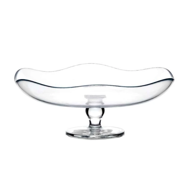 Блюдо 303мм стекло ТОСКАНА на ножке (без упаковки) (6)