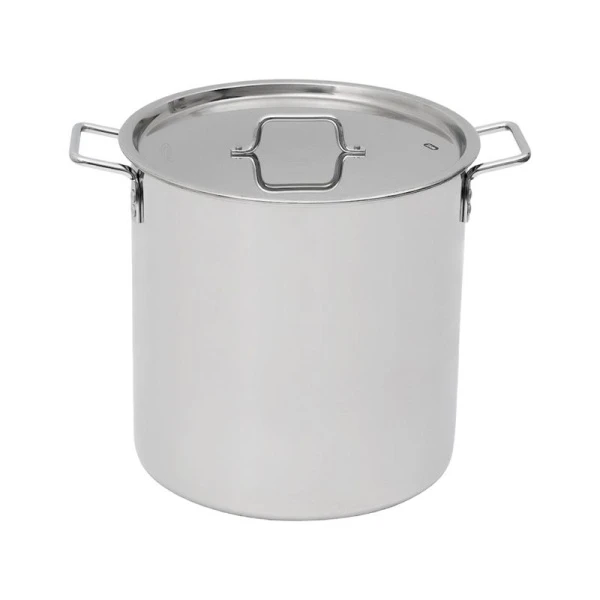 Котел 30л нерж.сталь ОБЩЕПИТ высокий d35см h36,5см кроме индукции КТ-ОБ-31КВ (1) ВЫВОД