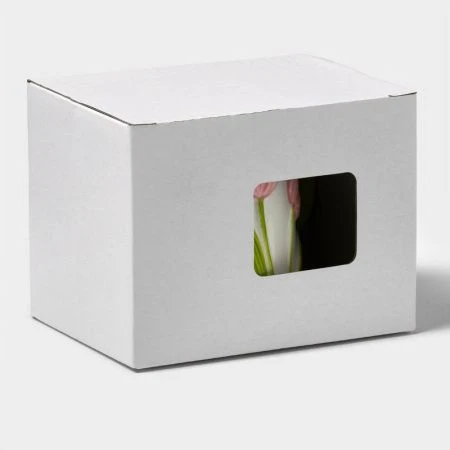 Кружка керамика 430мл Тюльпан розовый (60)