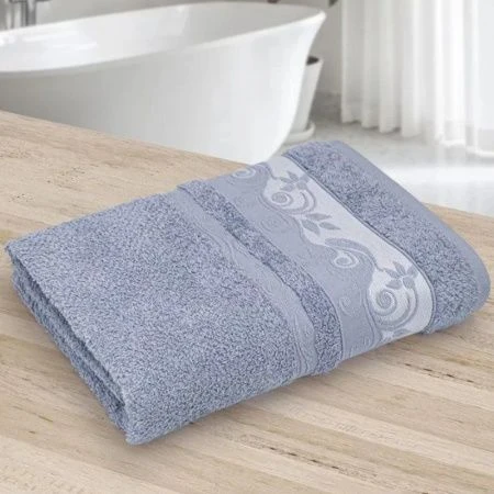 Полотенце махровое 50*80см Клэр серое 420гр м7795_11 M