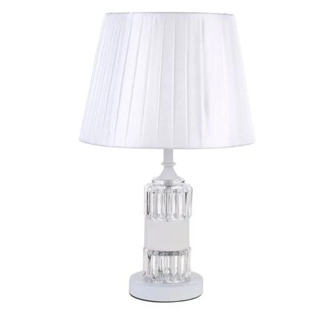 Лампа настольная с абажуром металл/пластик 49см 8187 (24)