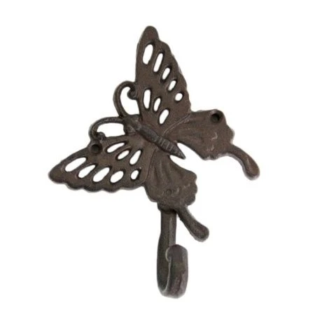 Вешалка чугун 13*17см Бабочка OH-59919 (48)