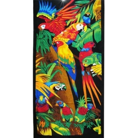 яяяПолотенце 70*140 махрово-велюровое пляжное арт. 053