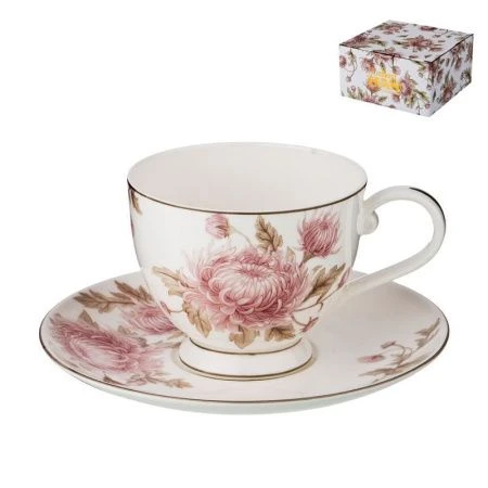 Чайный набор 2пр фарфор АСТРА на 1 персону 250мл (36)