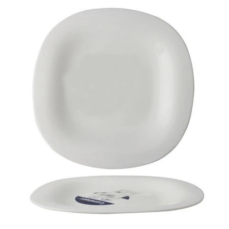 Тарелка мелкая 19см стеклокерамика КАРИН НЬЮ УАЙТ десертная L4454/N6803 (36)