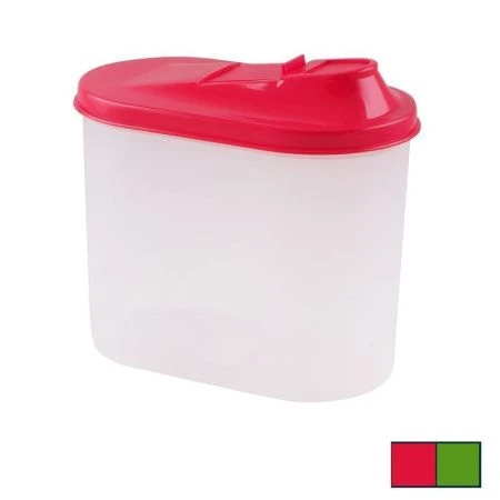 Банка для сыпучих продуктов 1,5л 180*105*160мм пластик (24)