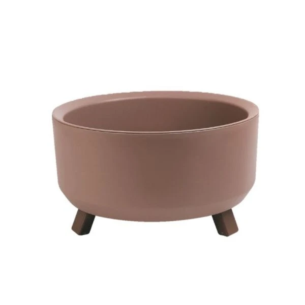 Кашпо 1,3л 10,5*18см пластик ГРАЦИЯ прайм мокачино (12)