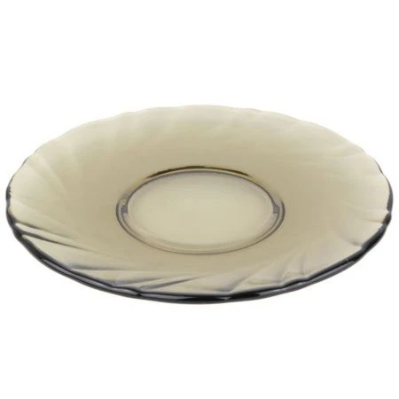 Блюдце 16см стекло ALTA MAREA дымка (6)