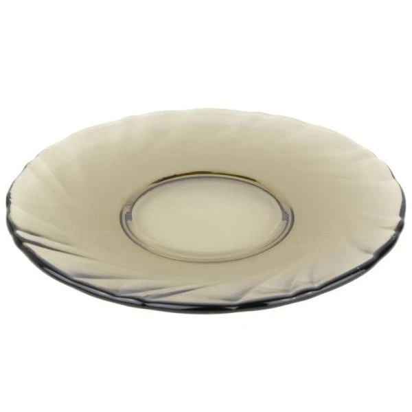 Блюдце 16см стекло ALTA MAREA дымка (6)