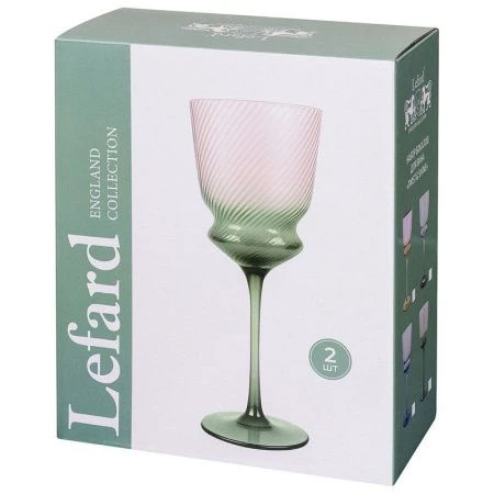 Бокалы для вина набор 2шт 380мл стекло Twist & Shine фиолетовый (10)