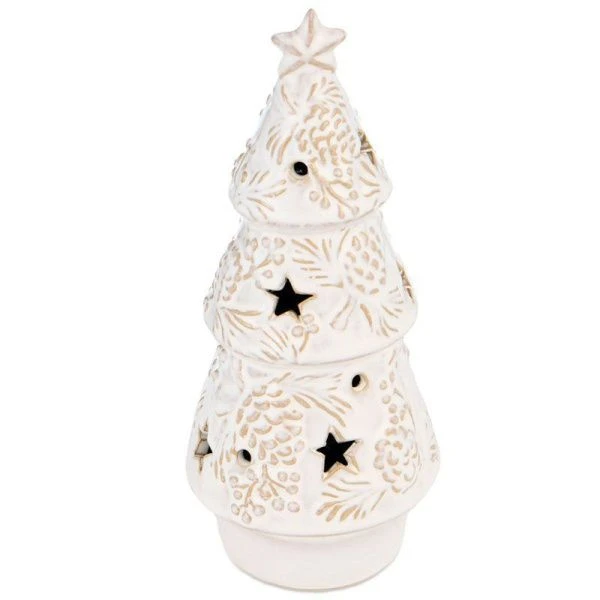 Фигурка новогодняя световая Ёлка 10*10*22,5см керамика (9) Фигурка новогодняя световая Ёлка 10*10*22,5см керамика (9)