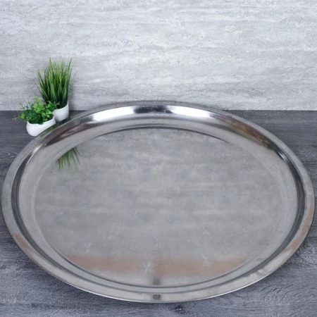 Поднос 65см нерж.сталь круглый HD-522 (30) Поднос 65см нерж.сталь круглый HD-522 (30)