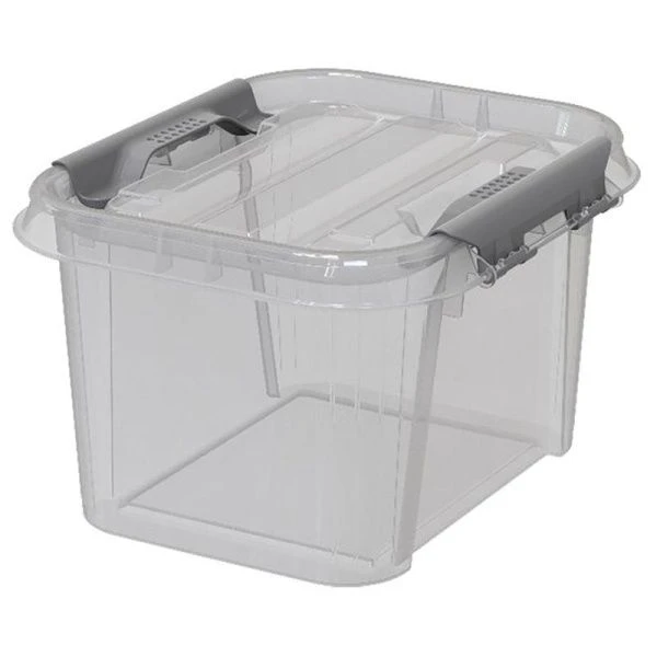 Ящик для хранения 3л 22*18,5*13,5см пластик ПРОФИ КОМФОРТ с крышкой (24)