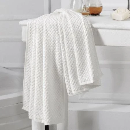 Полотенце махровое 70*140см жаккард Karna DAMA (Белый) 380г