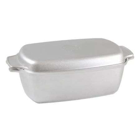 Гусятница 5,5л алюминий с крышкой (5)