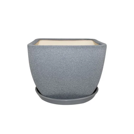 яяяГоршок цветочный керам. Ноктюрн №1 11,5л шелк металлик