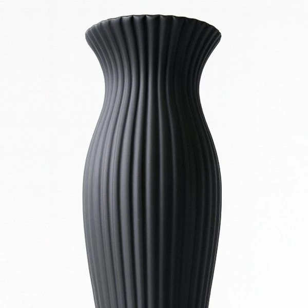 Ваза для сухоцветов 60см керамика серая JC-15985 (8)