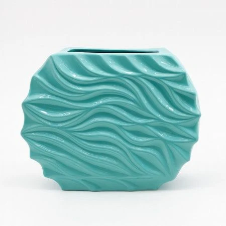 Ваза для цветов 22см керамика бирюза JC-16123 (16)