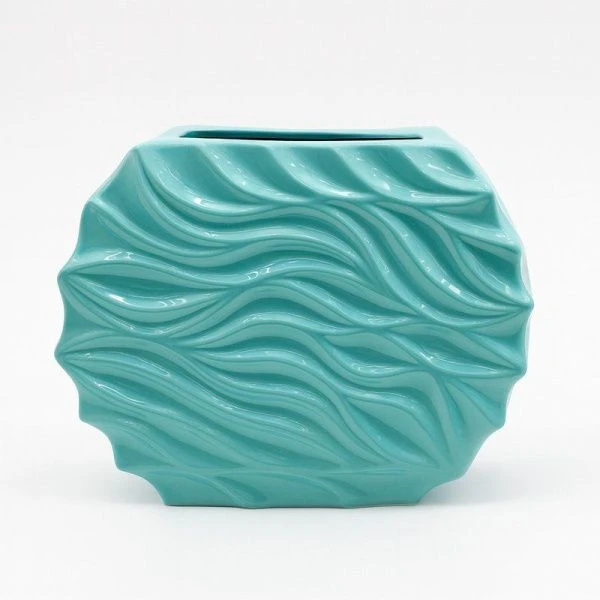 Ваза для цветов 22см керамика бирюза JC-16123 (16)