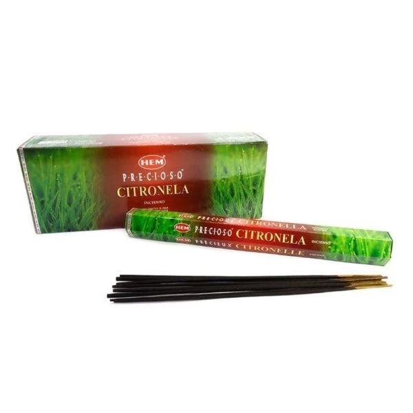 Благовония шестигранник 20 палочек HEM Pr. Citronella Изысканные цитрусовые 186PCt (6)