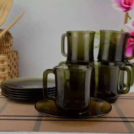 Чайный набор 12пр стекло BASILIСO на 6 персон 240мл (1)