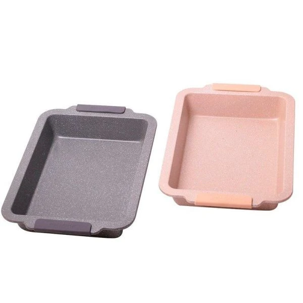 Форма для запекания 40,5*27*6см угл.сталь мрамор серый/бежевый, арт.6036А (12)