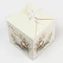 Коробка новогодняя подарочная складная картон Игрушка 14*14*14см