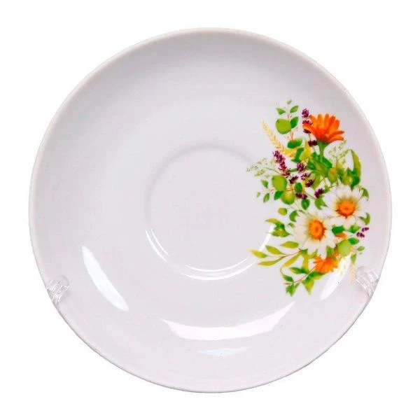 Блюдце 14см фарфор ЛУГОВЫЕ РОМАШКИ (40)