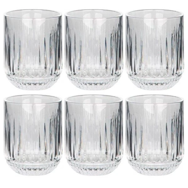 Стаканы набор 6шт 320мл 7,5*9,5см стекло (8)