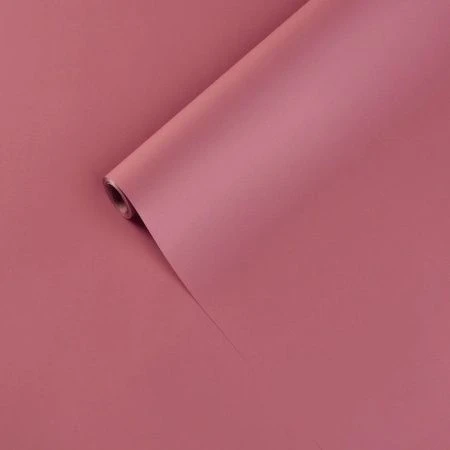 Пленка в рулоне матовая полипропилен 55мкр 58см*10м Самая нужная чайная роза (30)