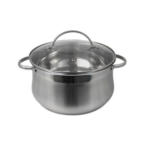 Кастрюля 5,8л h13см нерж.сталь Monica со стекл.крышкой 24см 93-Mon-05 (4)