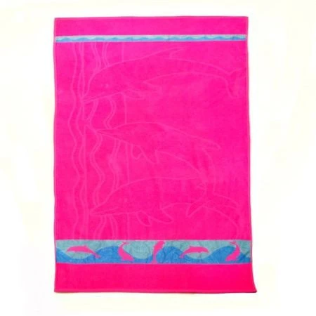 яяяПолотенце пляжное 70*150 велюровое Karna V1