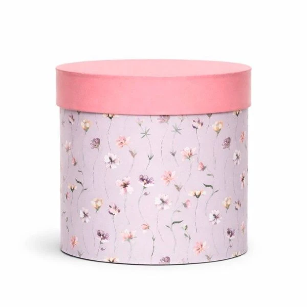 Коробка подарочная 18*18см картон Мини-цветы