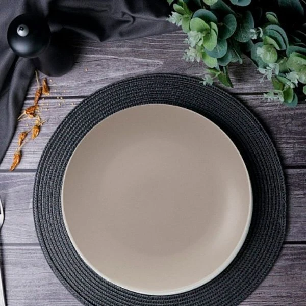 Тарелка мелкая 19,3см керамика SCANDY CAPPUCCINO десертная TDP541 (6/36)