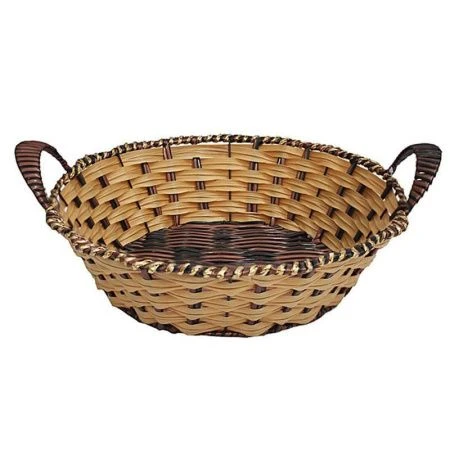 яяяКорзина плетеная 30*26,5см пластик (100)