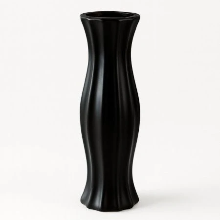 Ваза для сухоцветов 60см керамика черная JC-15990 (8)