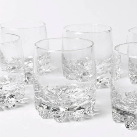 Стаканы для сока набор 6шт 200мл стекло СИЛЬВАНА (8)