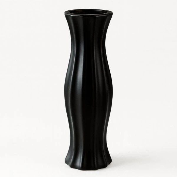 Ваза для сухоцветов 60см керамика черная JC-15990 (8)