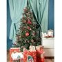 Елка искусственная 210см Сосна заснеженная с шишками и ягодами 877 веток НУ-7732