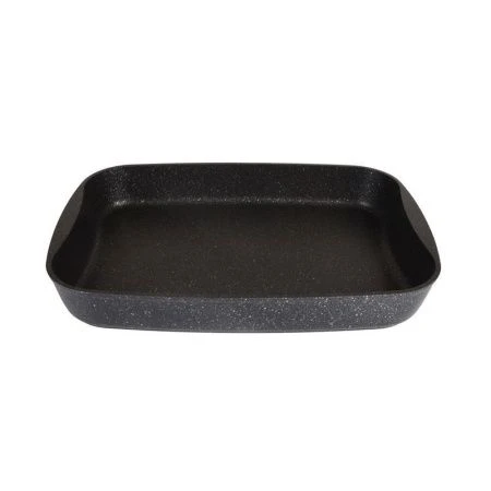 Противень 40*29,5*5см алюминий АП темный мрамор (6)