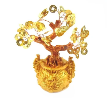 Денежное дерево с монетами 17х17см JC-2219/Н1790 (60)