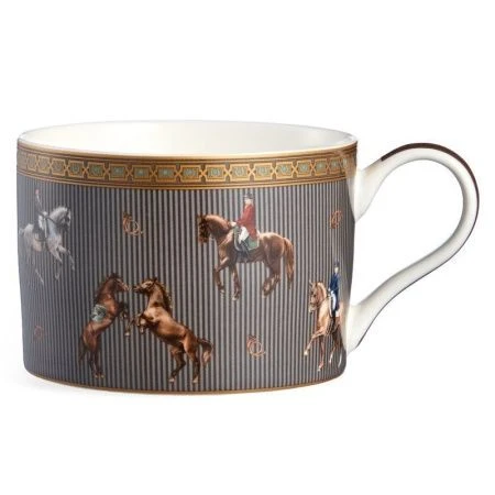 Чайный набор 2пр фарфор Horse club на 1 персону 300мл (36)