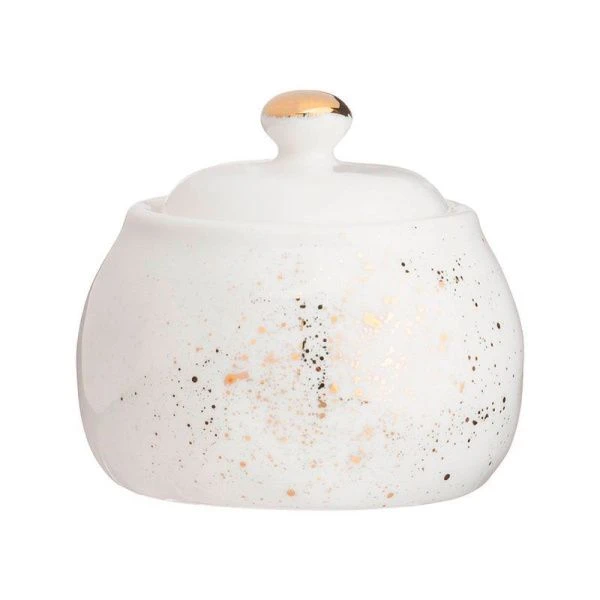 Сахарница 150мл 8*9см фарфор Gold (48)