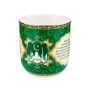 Кружка 400мл фарфор СУРА зеленая (36)